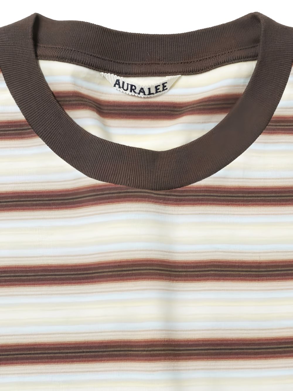 AURALEE T-shirts and Polos Green Cotton