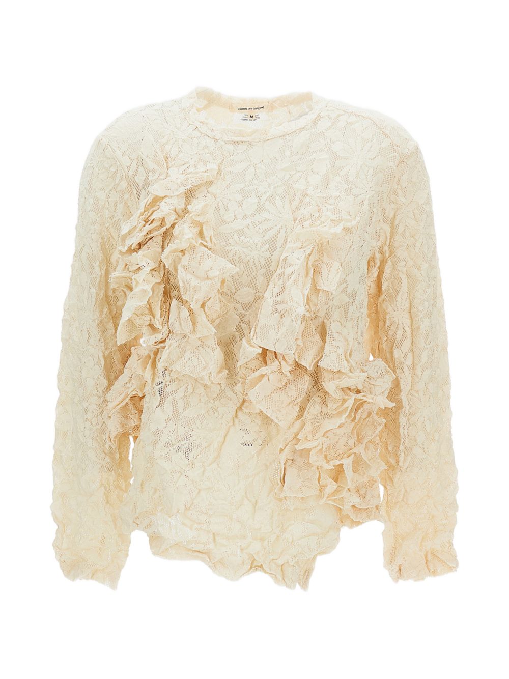 Comme Des Garcons T-Shirts And Polos Ivory Fabric