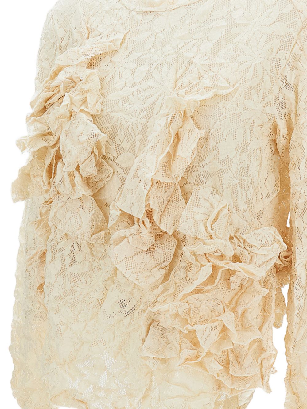 Comme Des Garcons T-Shirts And Polos Ivory Fabric
