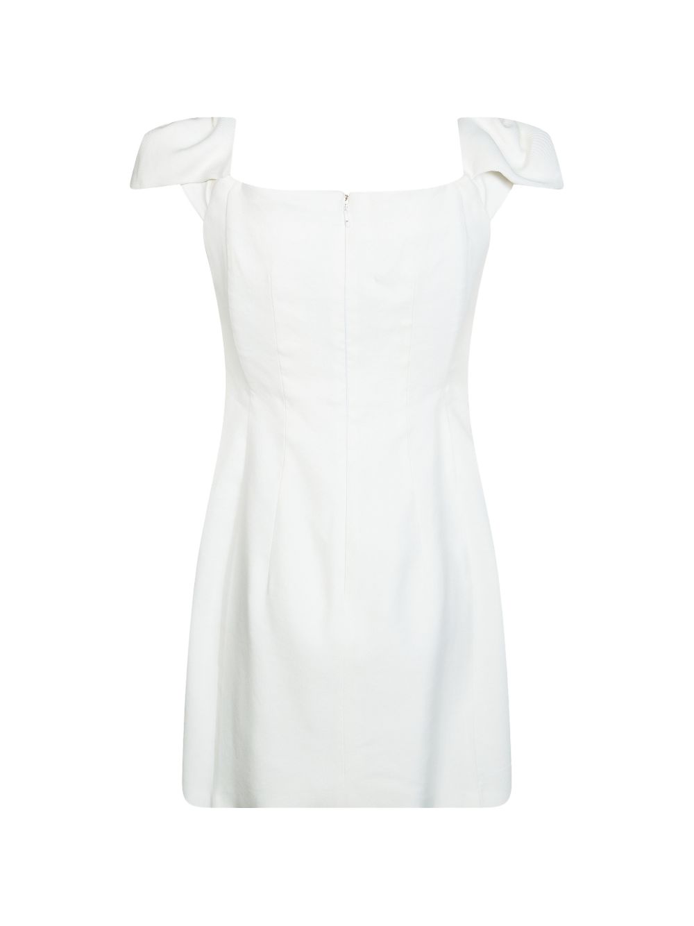 Elisabetta Franchi Dresses Ivory Linen 42 Viscose Elastane