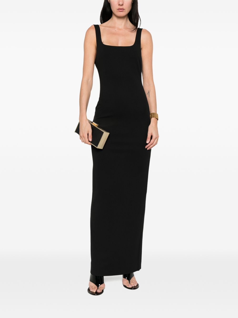 Solace London Dresses Black Polyester