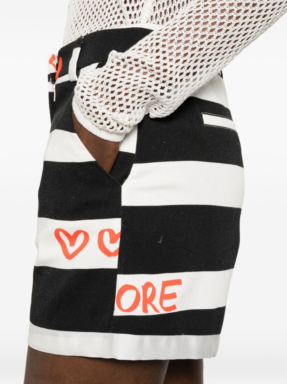 Alessandro Enriquez Shorts Black Cotton