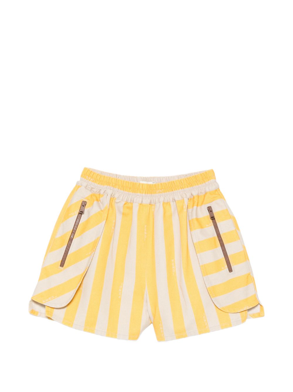 Fendi Shorts Yellow Cotton