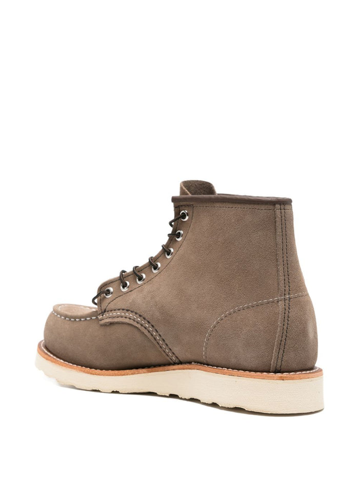 Red Wing Boots Grey Calf Leather