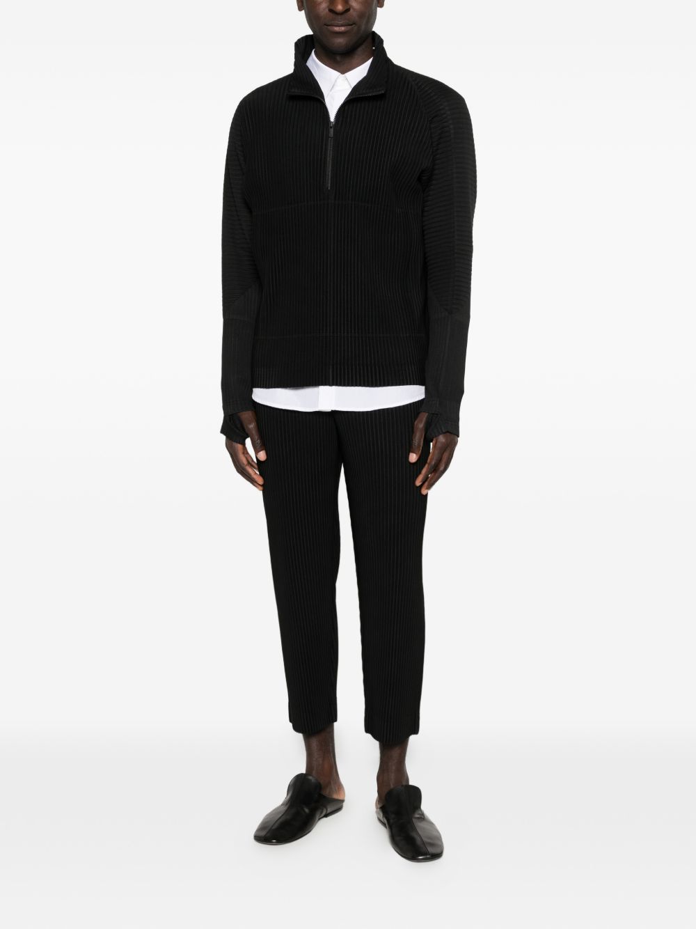 Homme Plisse Issey Miyake Sweaters Black Poyester