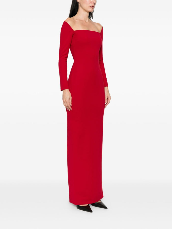 Solace London Dresses Rosso Polyester