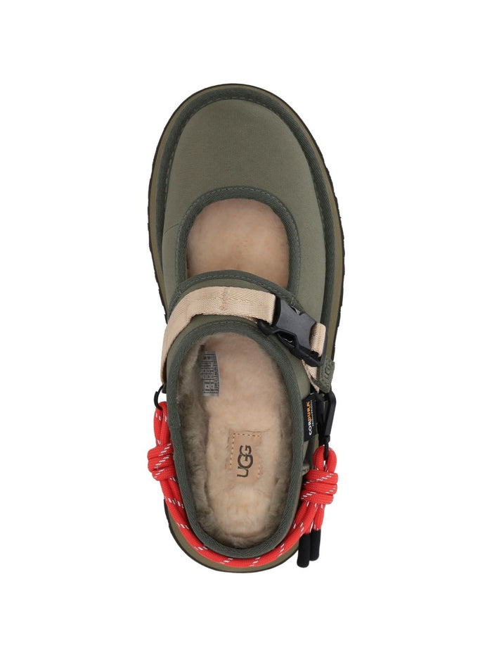Ugg Flat Shoes Green Outer: recycled Polyester