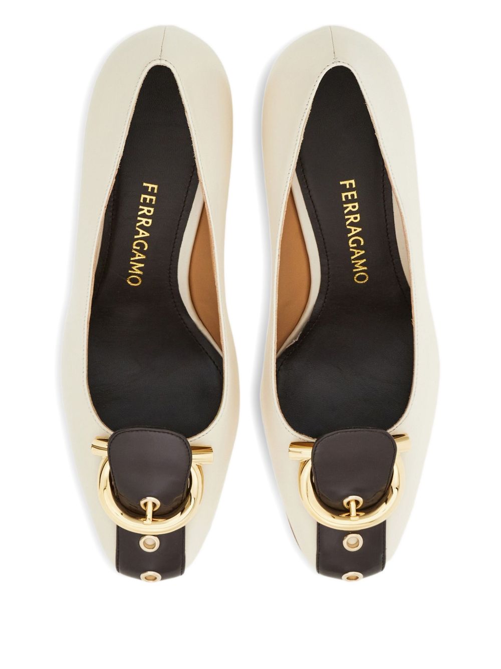 Ferragamo With Heel Brown Outer: goat Skin