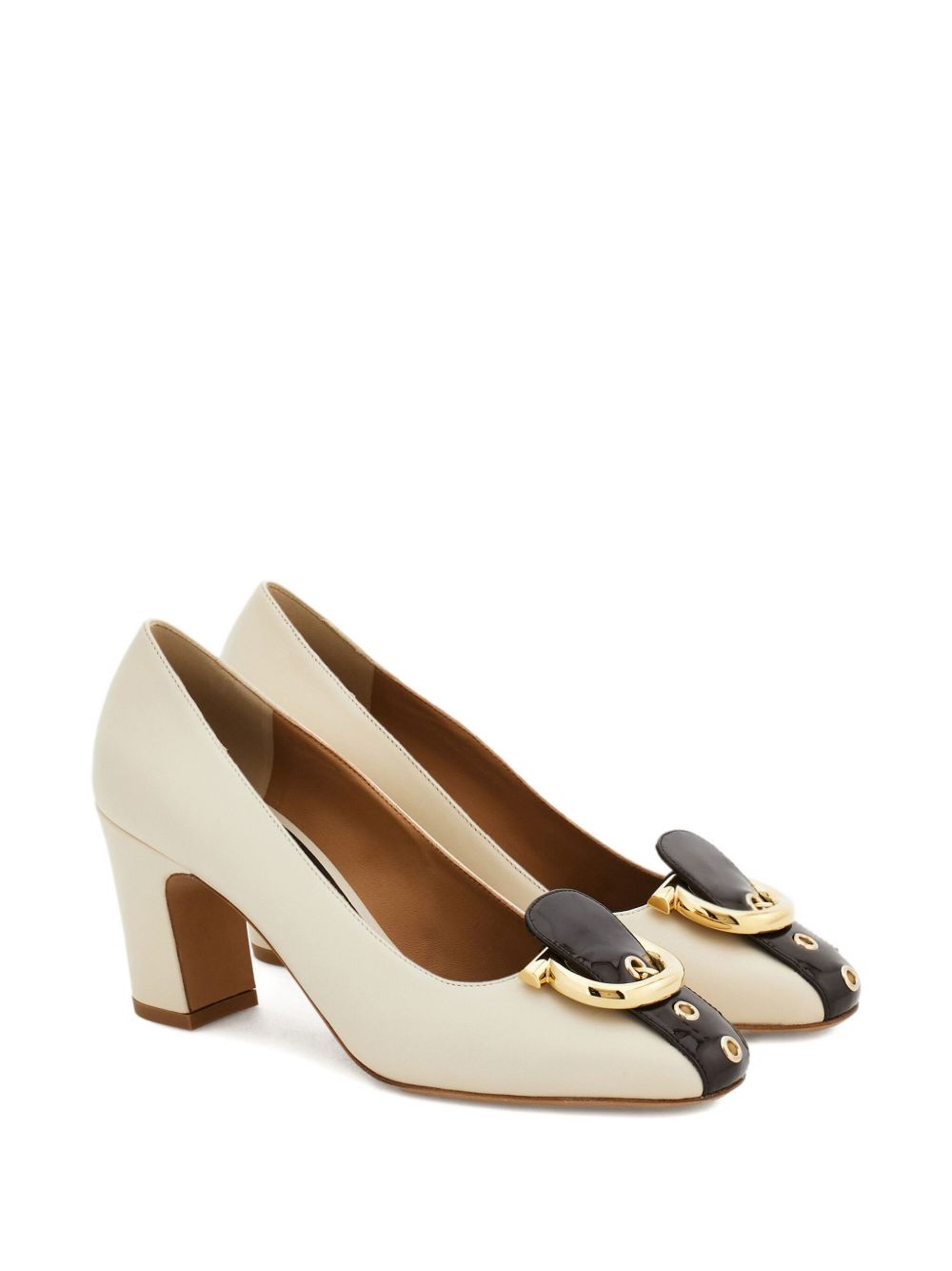 Ferragamo With Heel Brown Outer: goat Skin