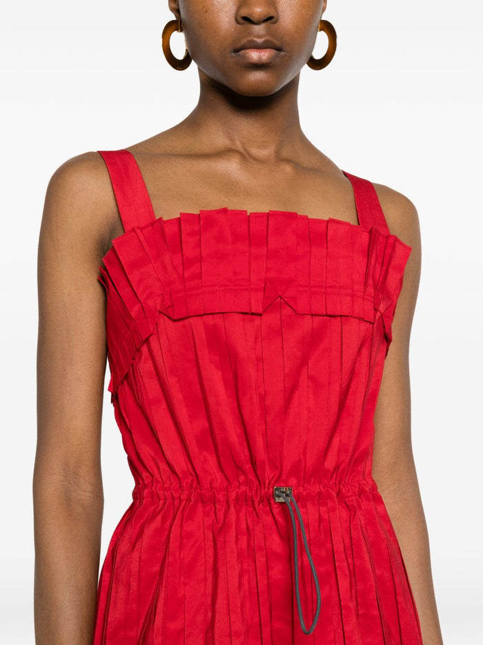 Fendi Dresses Rosso Silk
