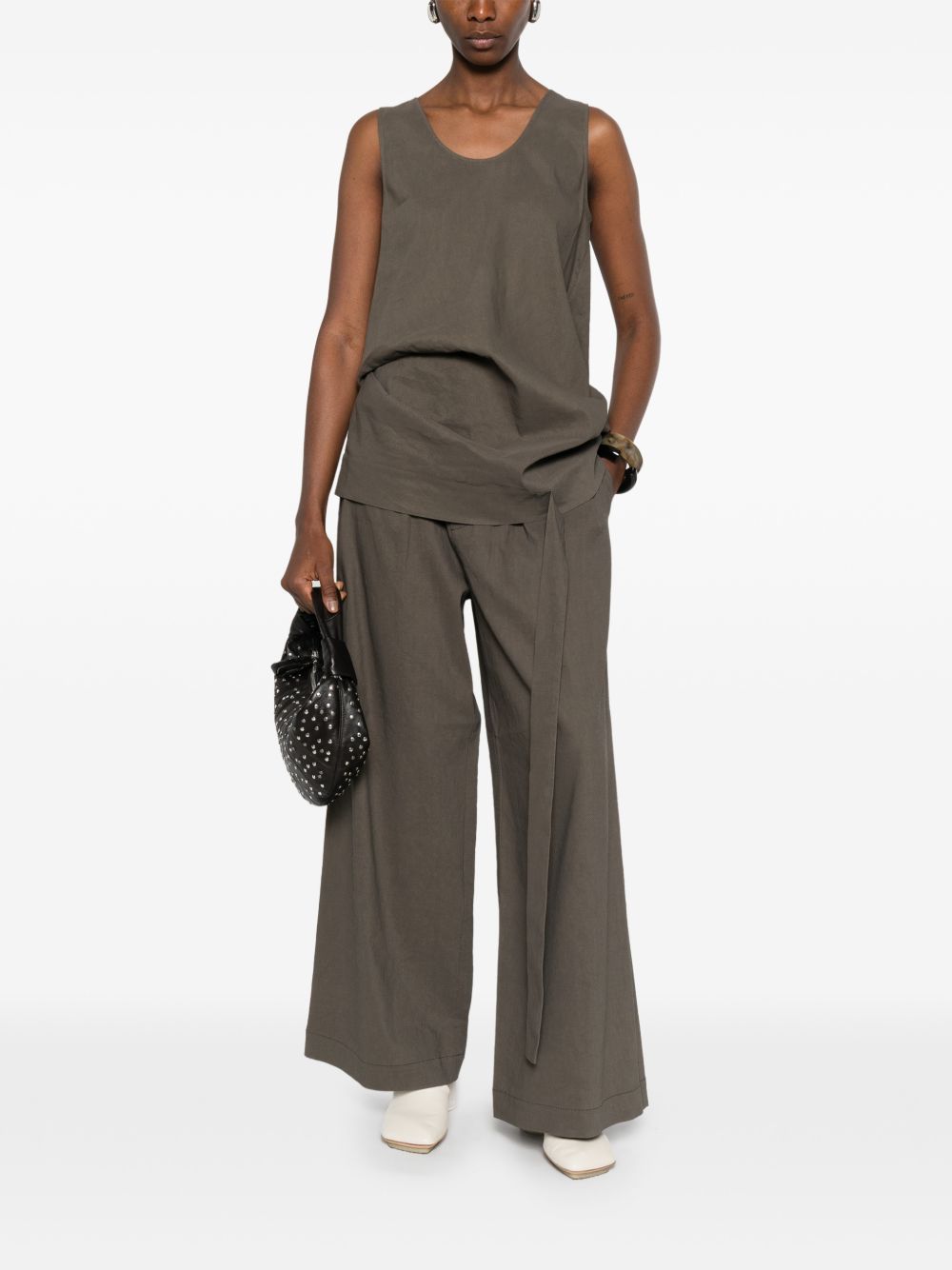 Uma Wang Top Grey Linen/flax