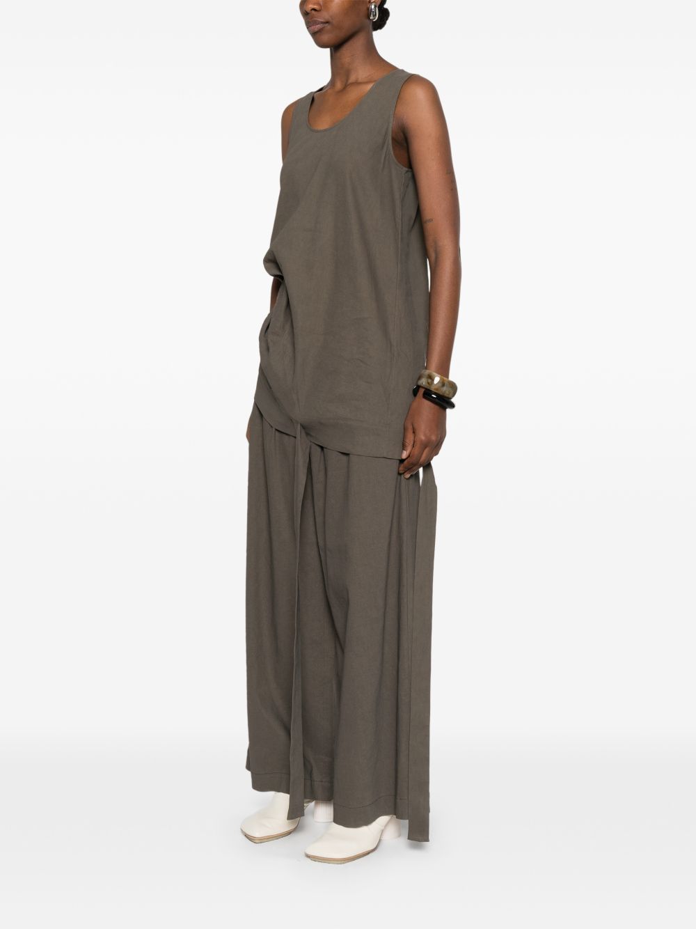 Uma Wang Top Grey Linen/flax