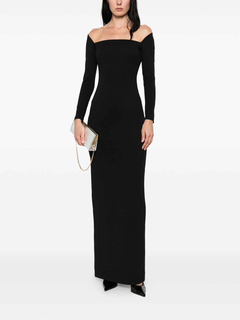 Solace London Dresses Nero Polyester