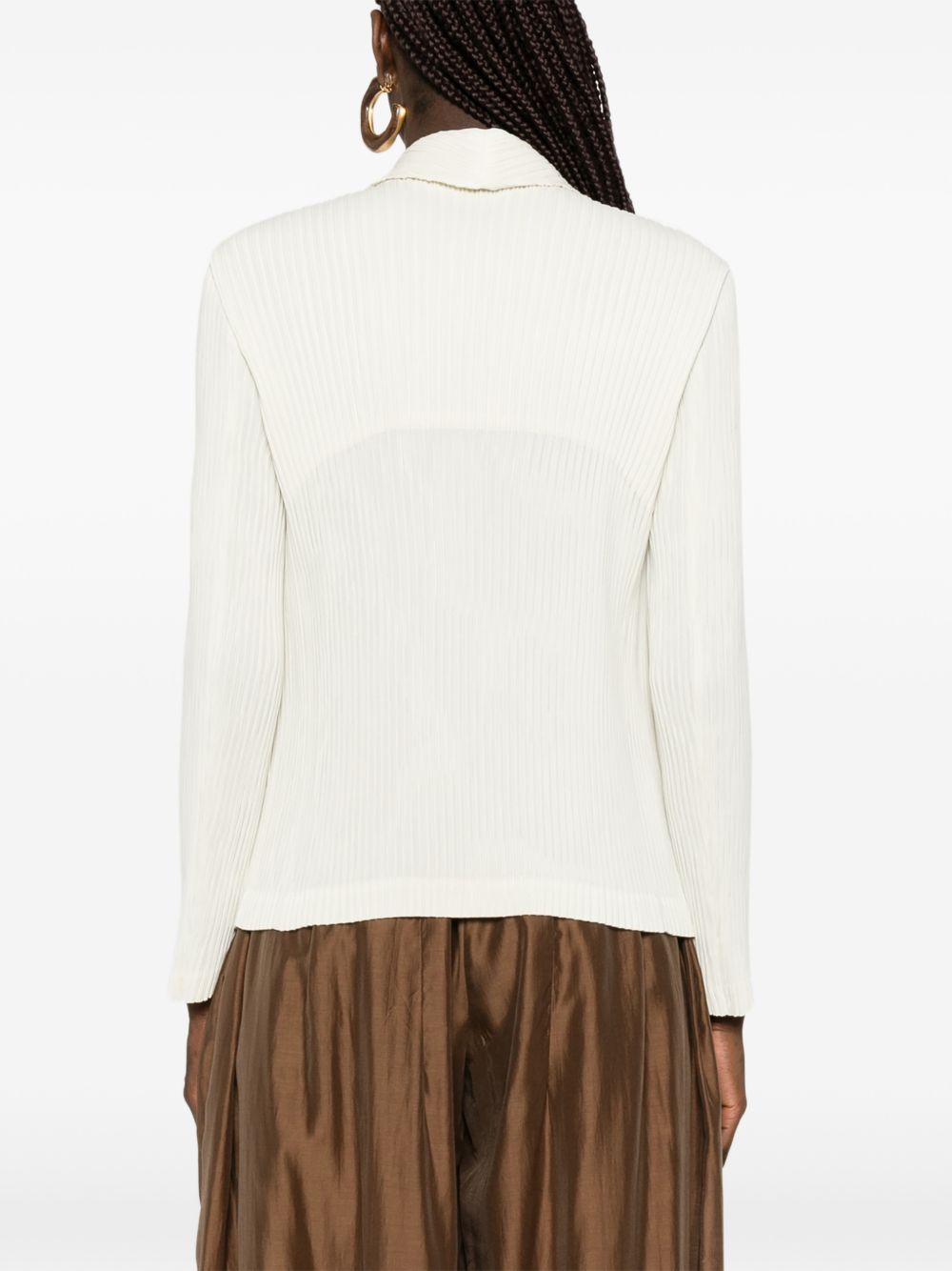 Issey Miyake Jackets Bianco Polyester