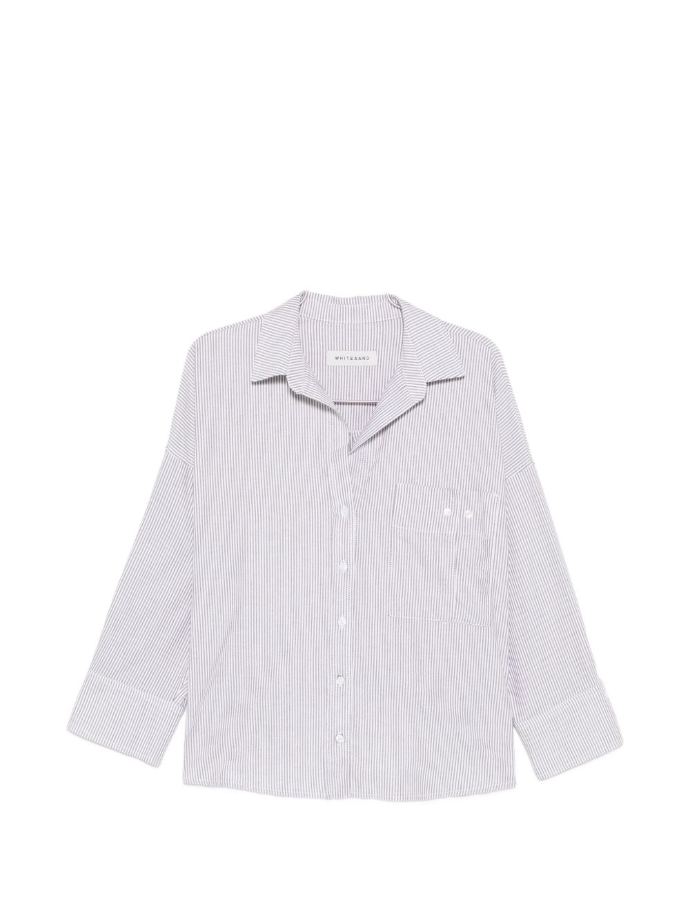 White Sand Shirts Black Natural (veg)->cotton100.0 %