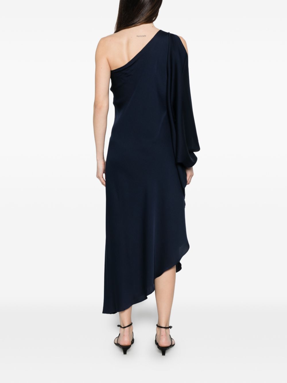Silk95five Dresses Blue Silk Elastane