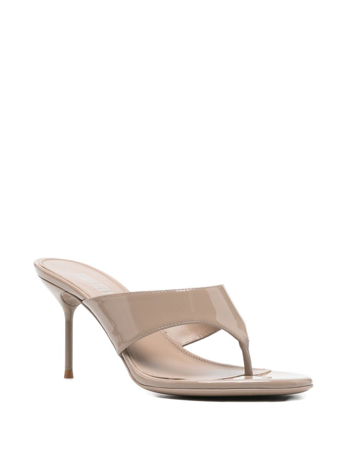 Paris Texas Sandals Tortora Calf Leather