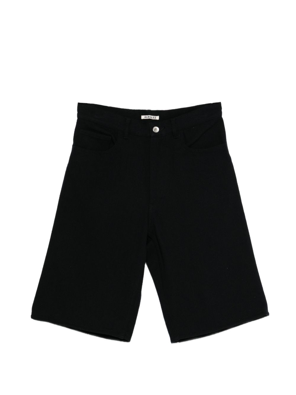 Auralee Shorts Black Silk