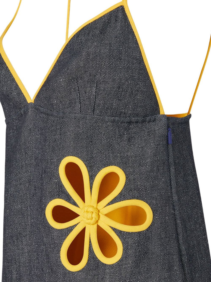 Fendi Dresses Blu Linen/flax