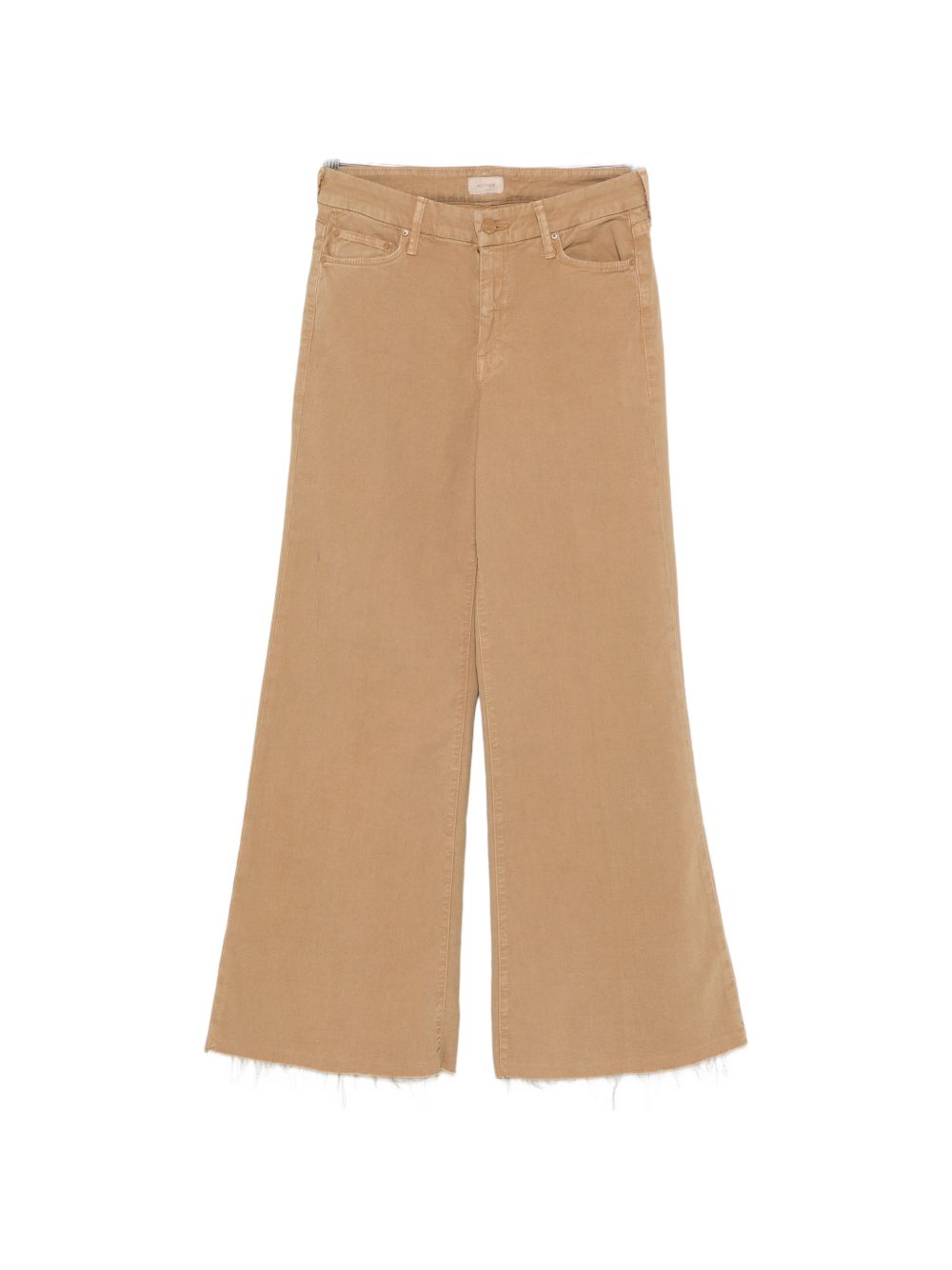 Mother Jeans Beige Cotton Lyocell Elastane