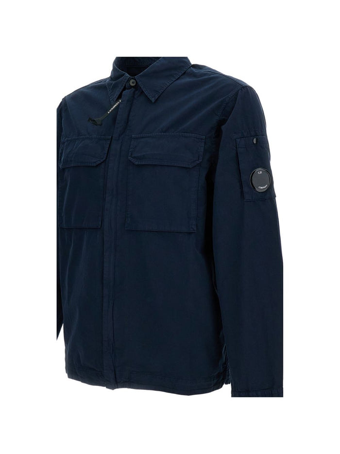 C.p.company Coats Blue Cotton