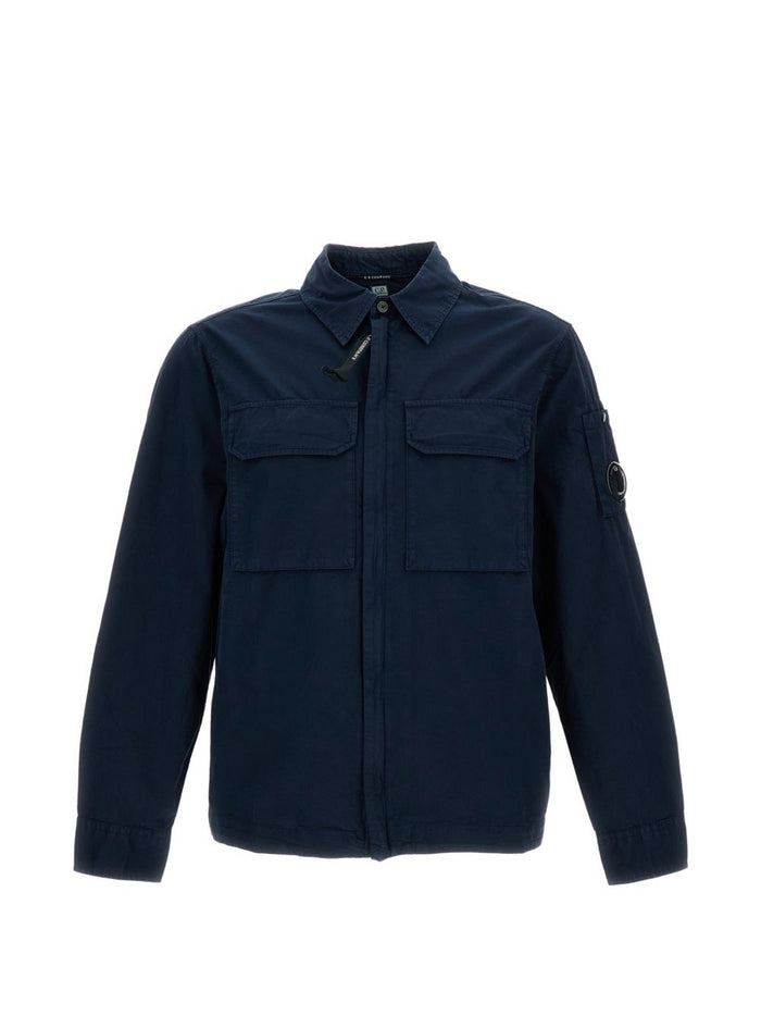 C.p.company Coats Blue Cotton