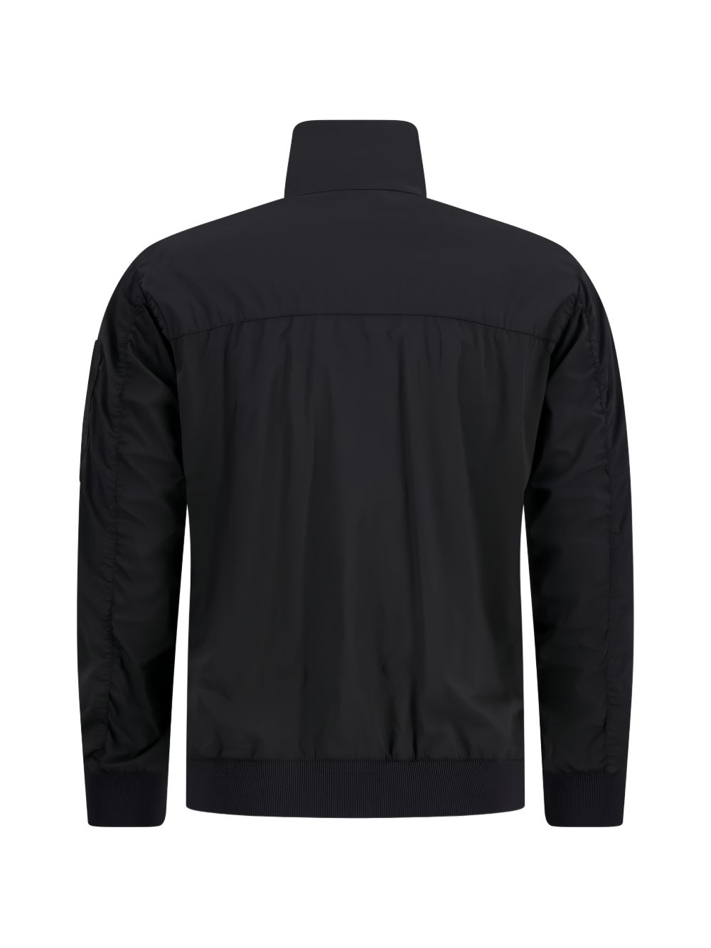 C.p. Company Coats Black Poliammide Elastane
