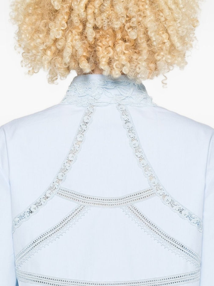 Ermanno Scervino Shirts Azzurro Cotton