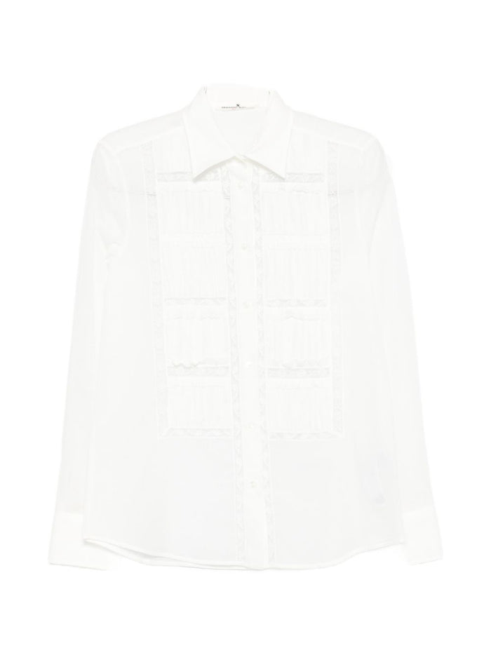 Ermanno Scervino Shirts Bianco Cotton