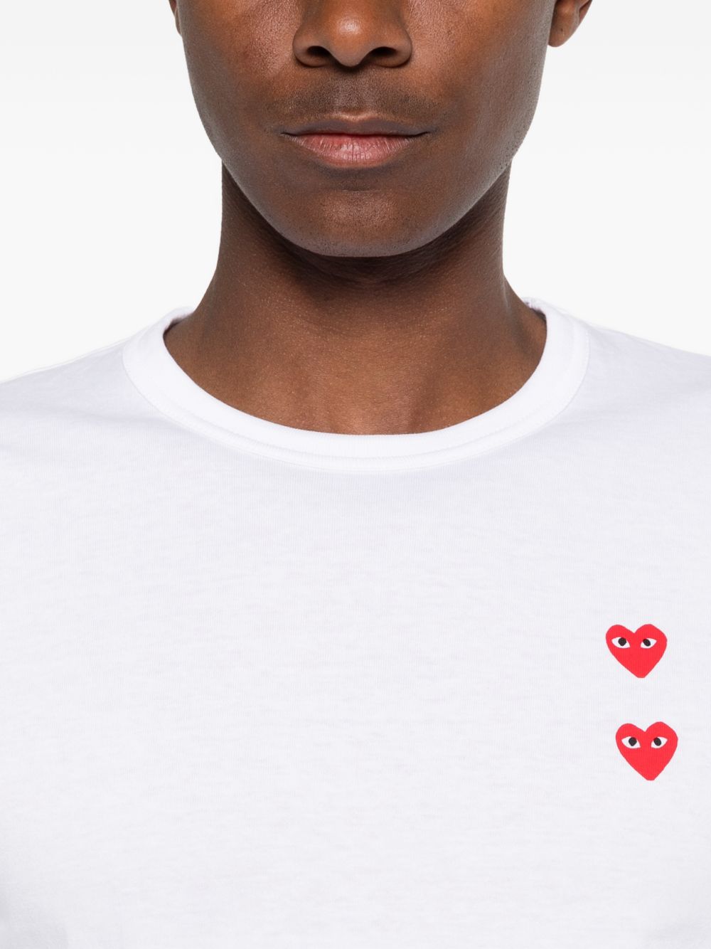Comme Des Garcons T-Shirts And Polos White Natural (veg)->cotton100.0 %