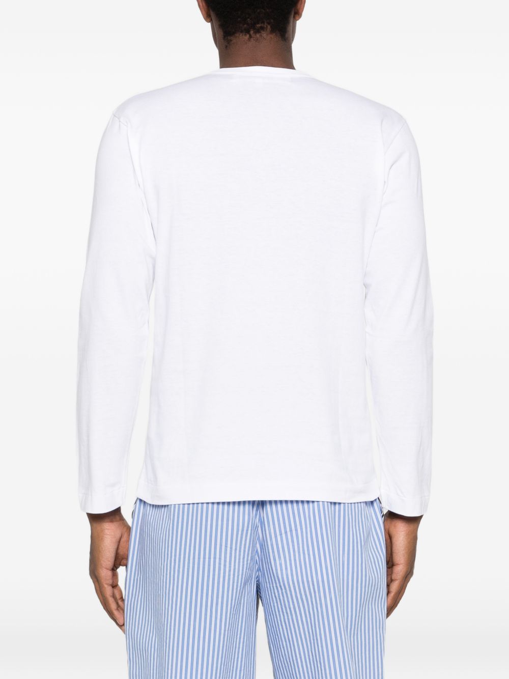Comme Des Garcons T-Shirts And Polos White Natural (veg)->cotton100.0 %