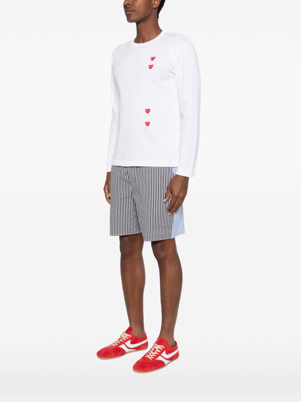 Comme Des Garcons T-Shirts And Polos White Natural (veg)->cotton100.0 %