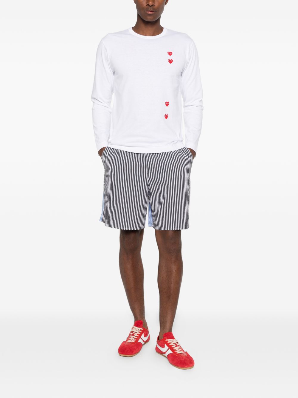 Comme Des Garcons T-Shirts And Polos White Natural (veg)->cotton100.0 %