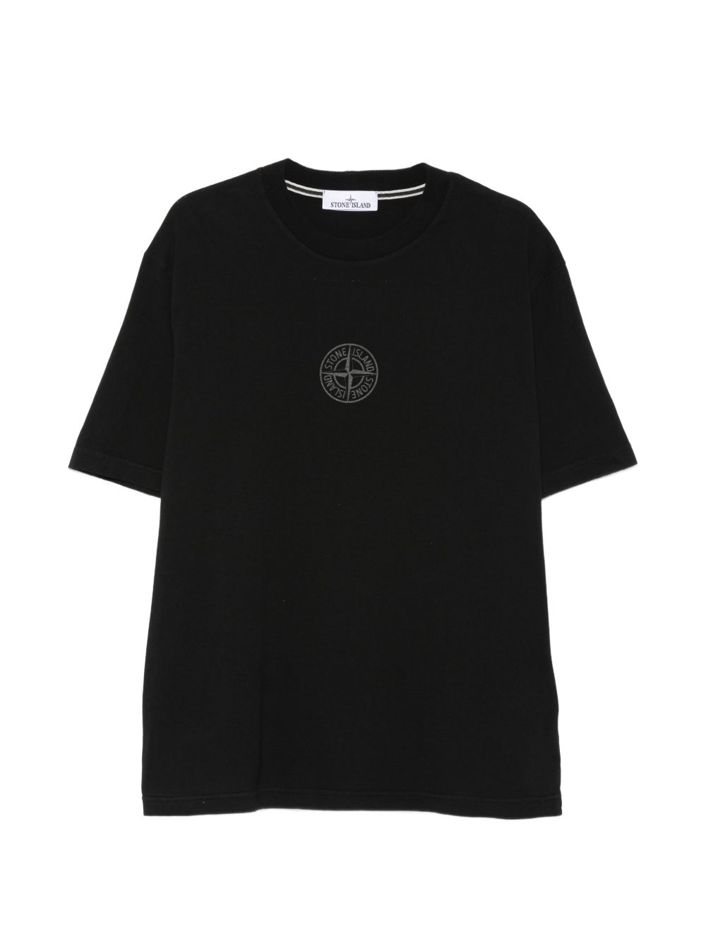 Stone Island T-Shirts And Polos Black Cotone