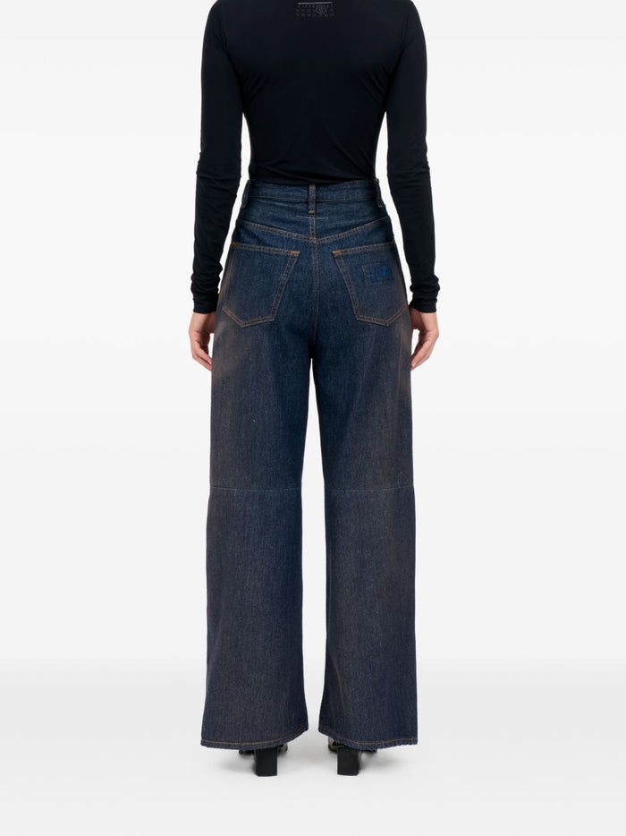 Mm6 Maison Margiela Jeans Blue Natural (veg)->cotton100.0 %