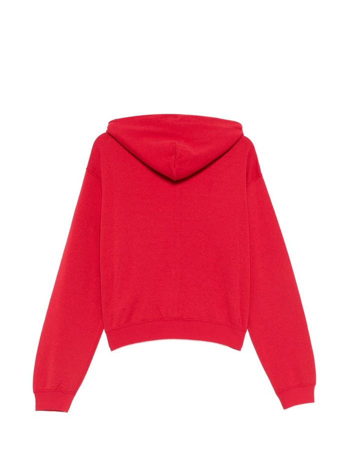 Auralee Sweaters Red Cotton Wool Silk
