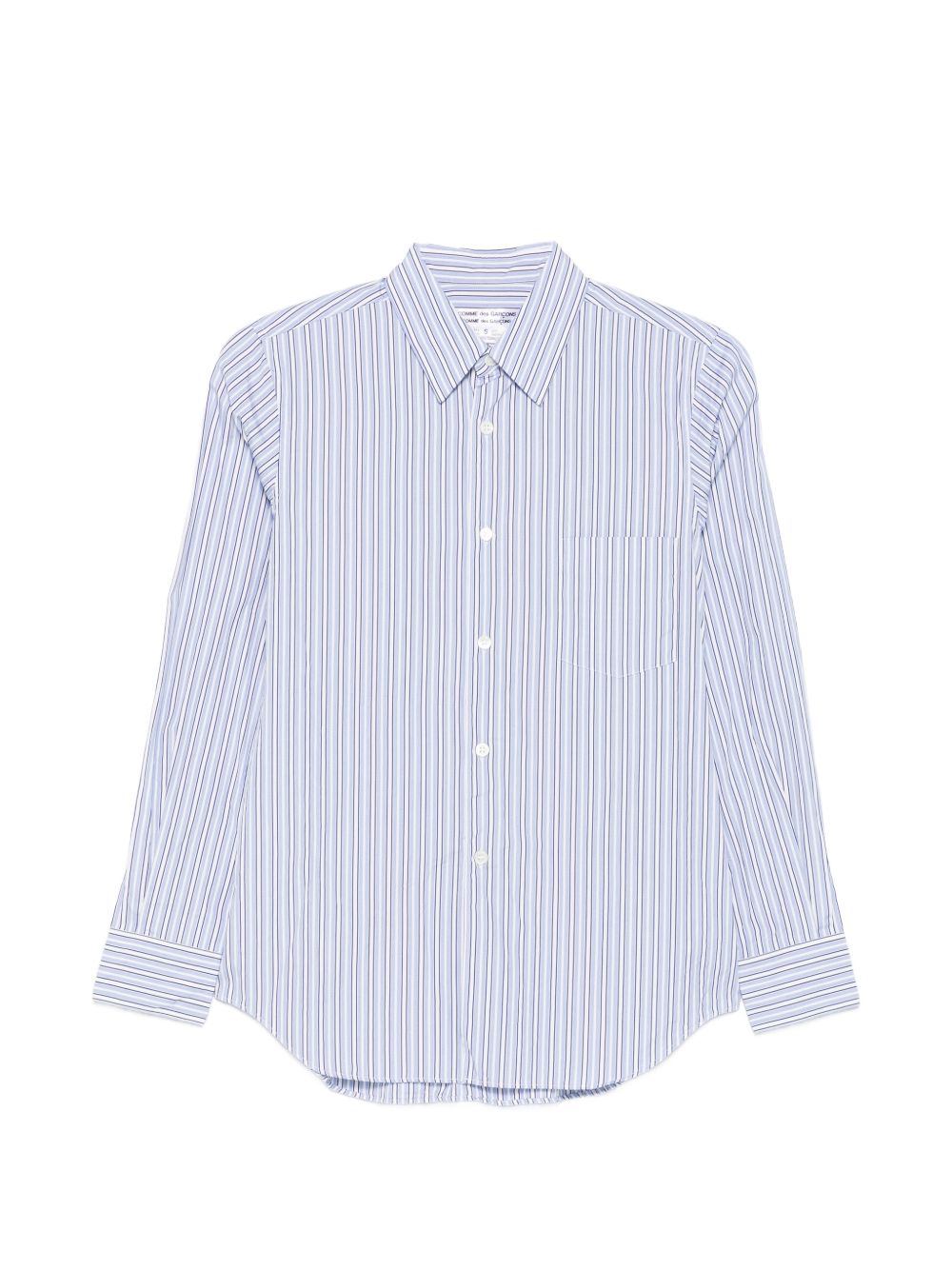 Comme Shirts Azzurro Cotton