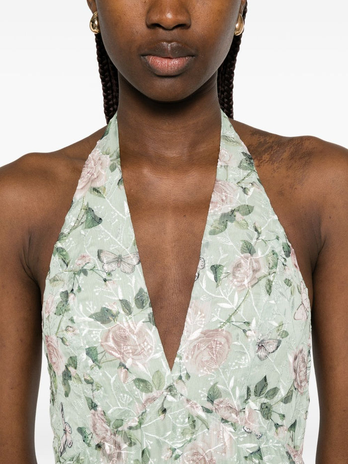 Alice + Olivia Dresses Verde Outer: Polyester