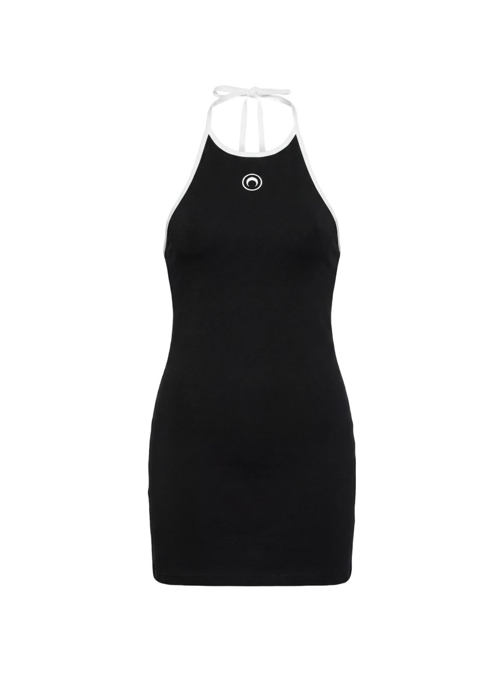 Marine Serre Dresses Nero Recycled Cotton