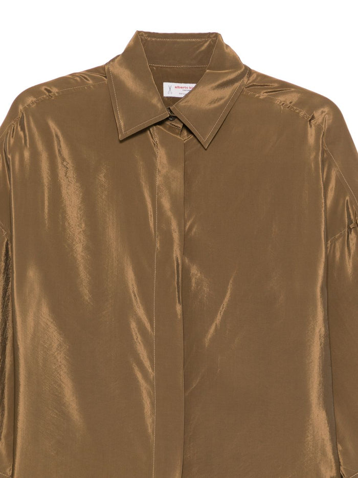 Alberto Biani Shirts Marrone Viscose