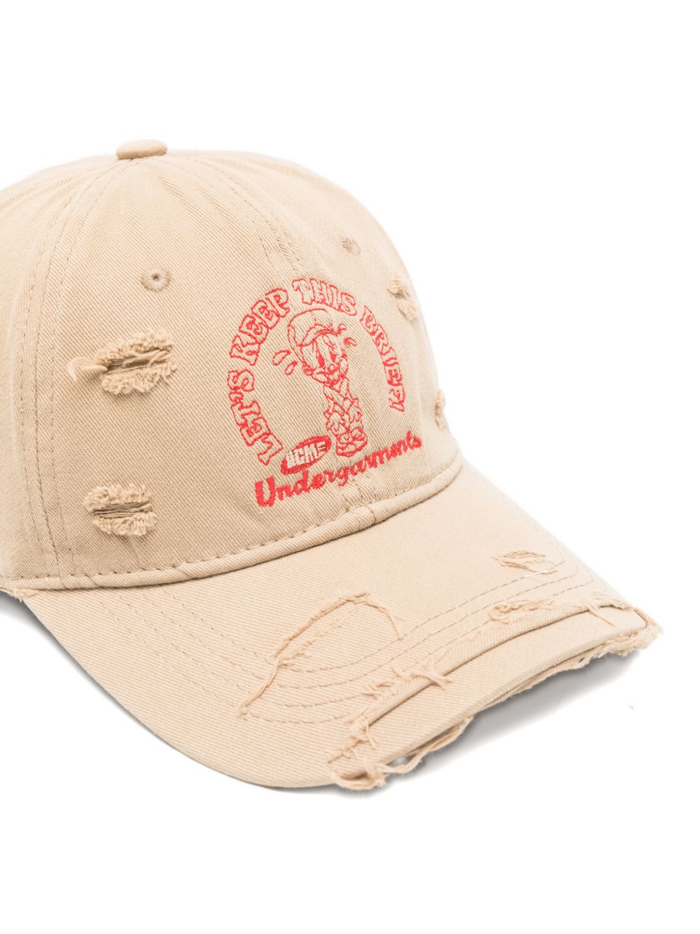 Front Street Hats Beige Cotton