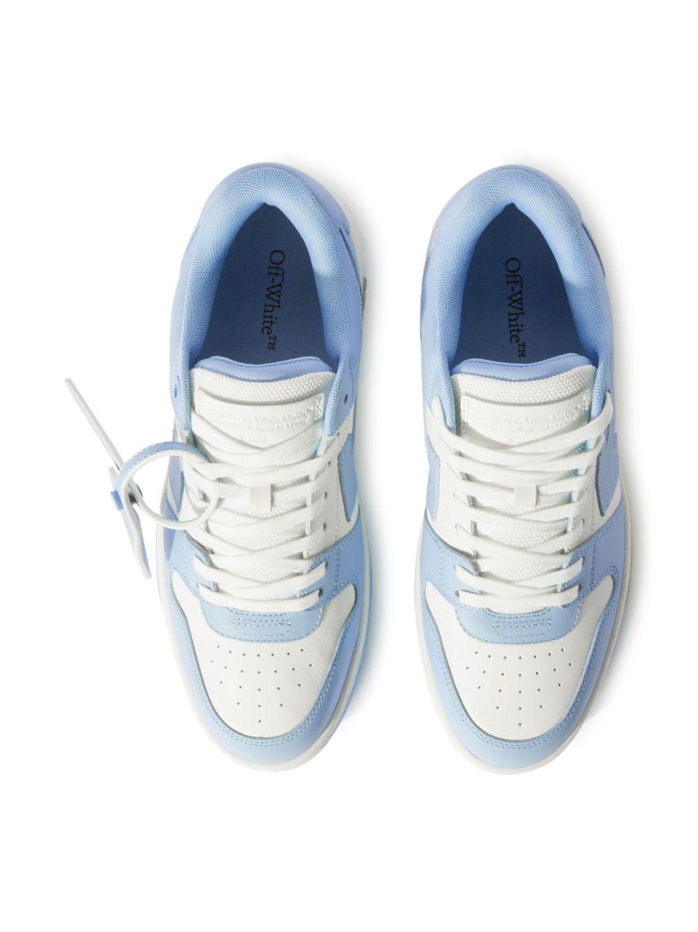 Off White Sneakers Azzurro Recycled Polyester