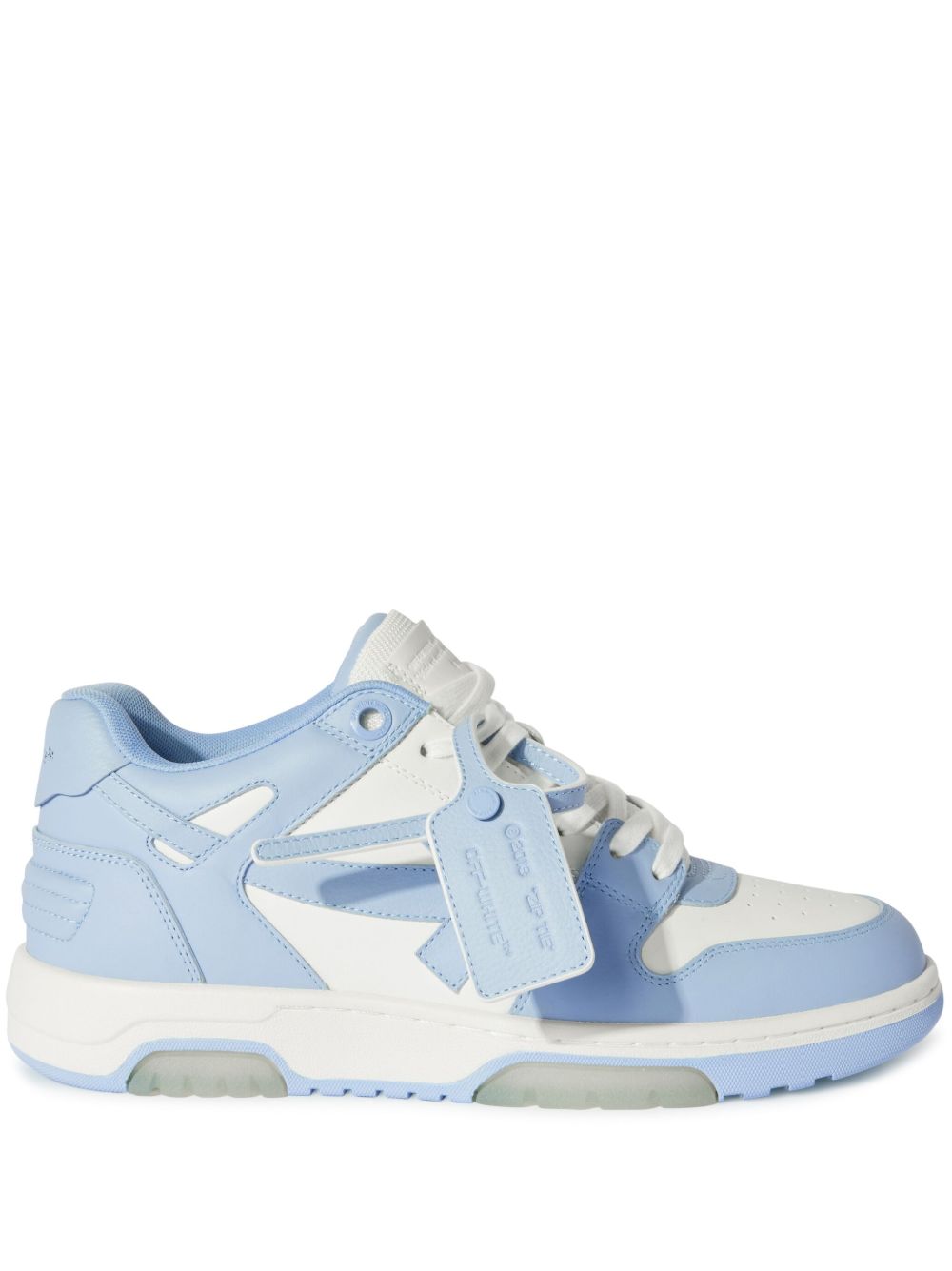 Off White Sneakers Azzurro Recycled Polyester