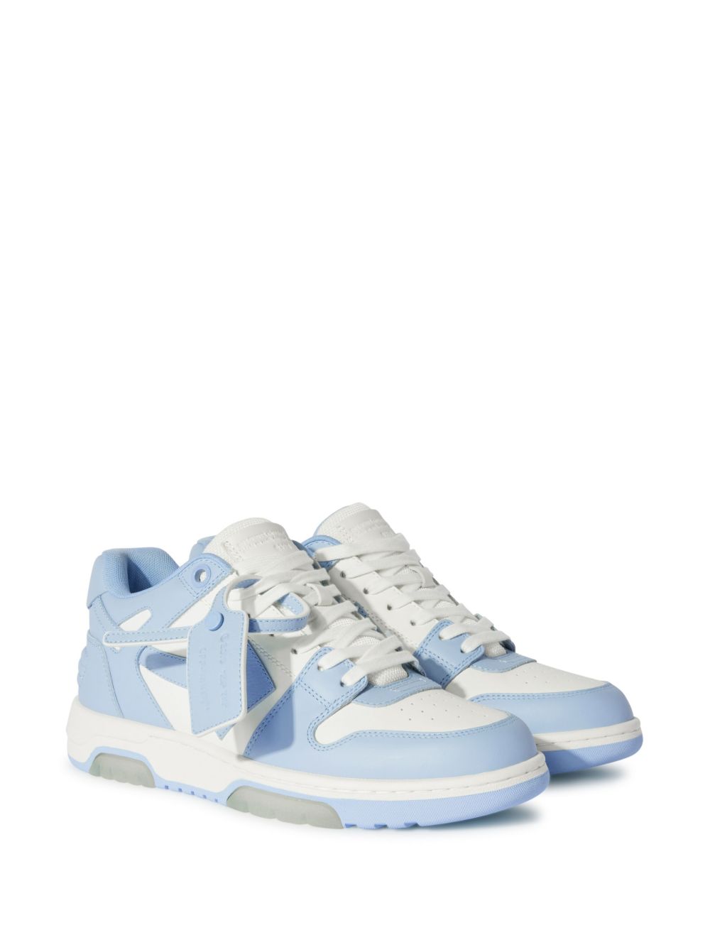 Off White Sneakers Azzurro Recycled Polyester