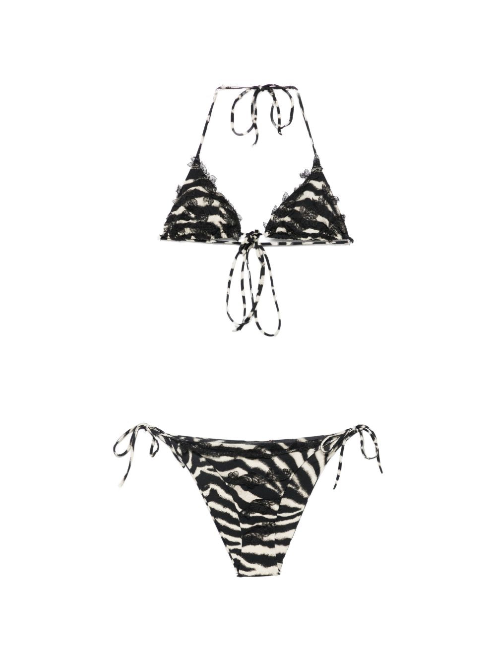 Ermanno Scervino Sea Clothing Zebrato Nylon Elastane