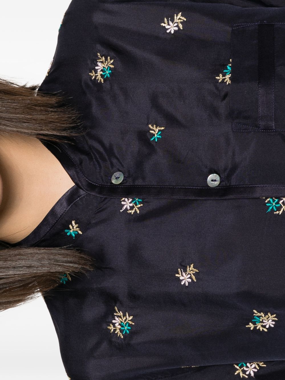 Forte Shirts Blu Silk