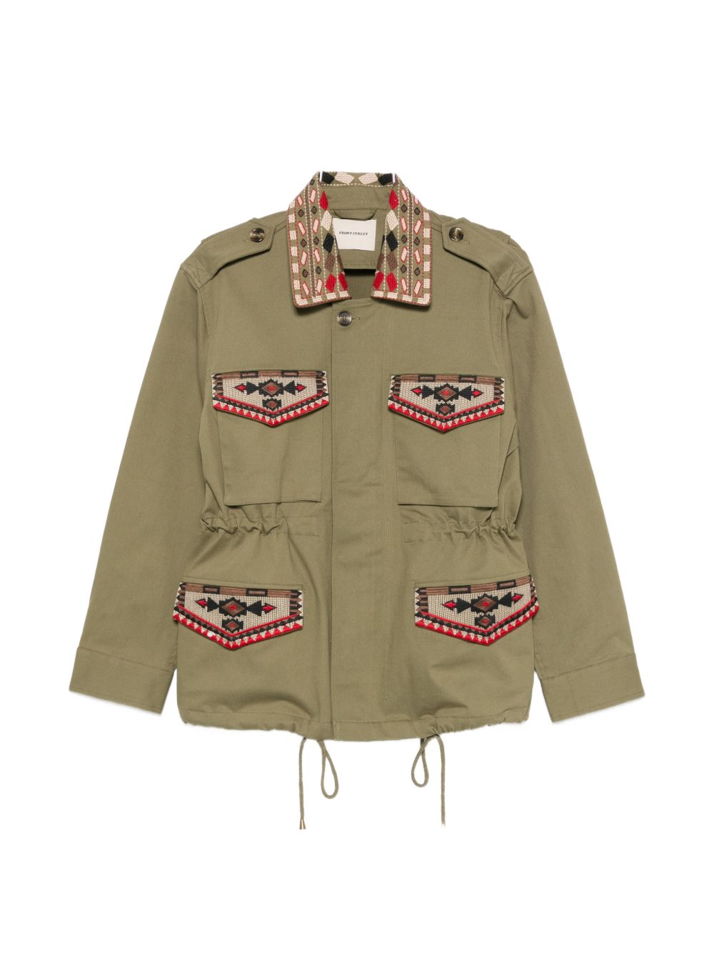 Front Street Jackets Verde Cotton