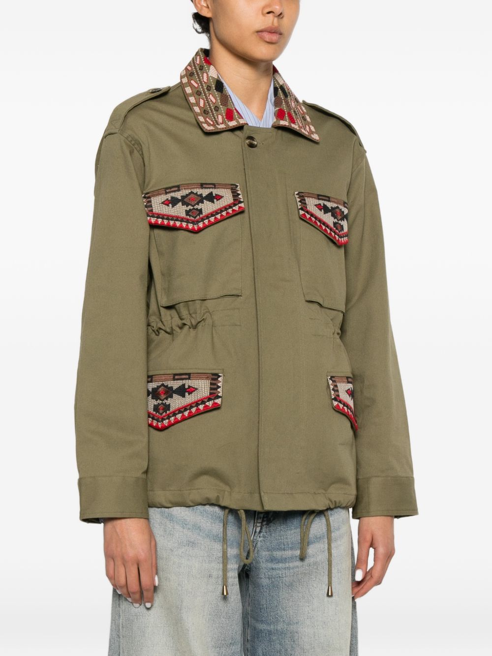 Front Street Jackets Verde Cotton