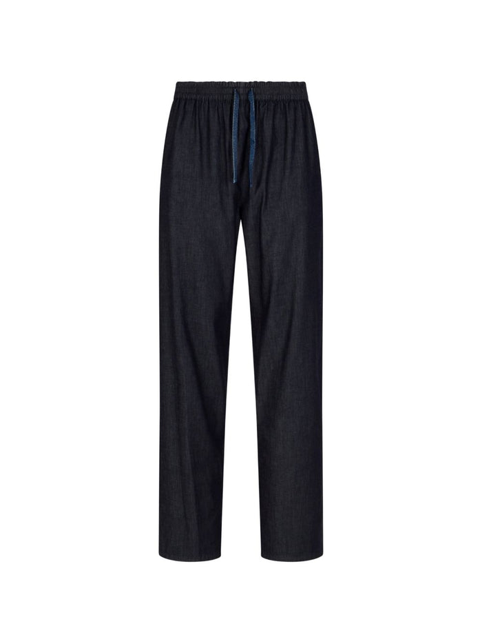 Emporio Armani Trousers Blu Elastane
