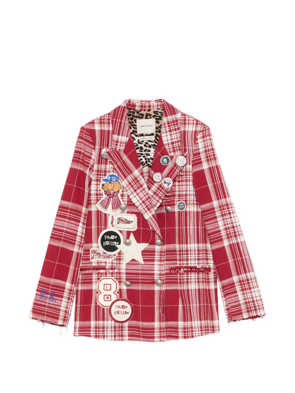 Front Street Jackets Rosso Cotton
